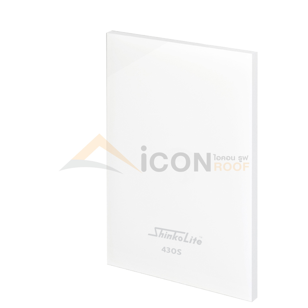 แผ่นหลังคาอะคริลิกสีทึบ SHINKOLITE Shade